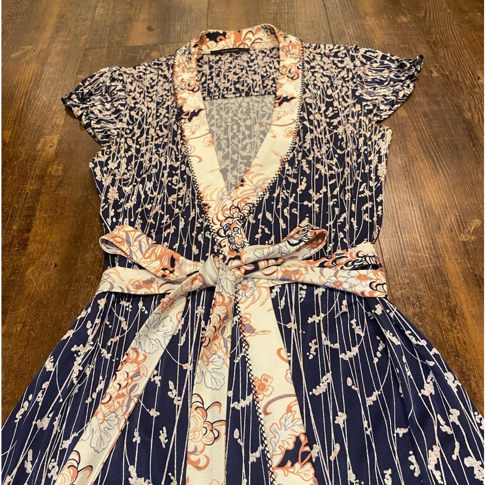 Elie Tahari Silk Wrap Dress - xs - Picture 2 of 3